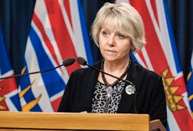 The provincial health officer, Dr. Bonnie Henry delivers an update on COVID-19 in B.C.