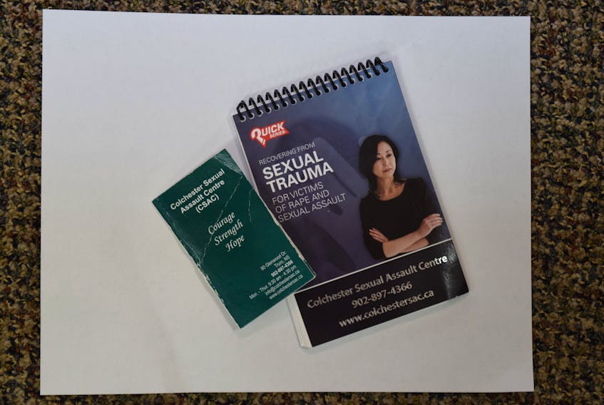 A Truro woman who recently went to the Truro hospital to reporting a sexual assault said she was sent away with only the pamphlets pictured above. The province has now committed to expanding the Sexual Assault Nurse Examiner program to Truro.