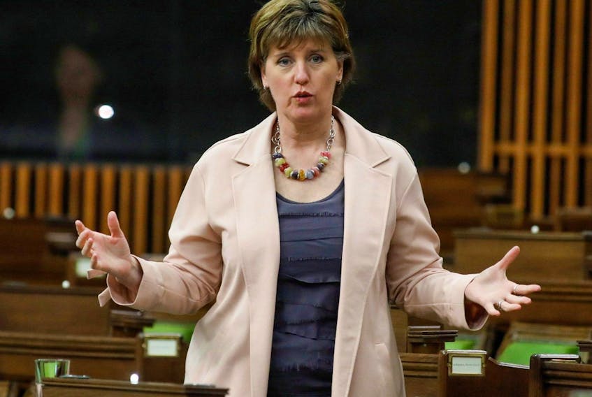 Canada's Minister of Agriculture and Agri-Food Marie-Claude Bibeau, in the House of Commons.  