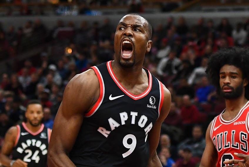 Raptors power forward Serge Ibaka has confidence in his team's ability to repeat as NBA champion.