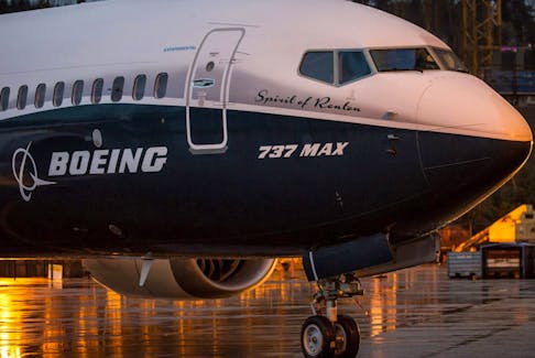 A Boeing Co. 737 Max airplane outside the company's manufacturing facility Washington, in 2015.