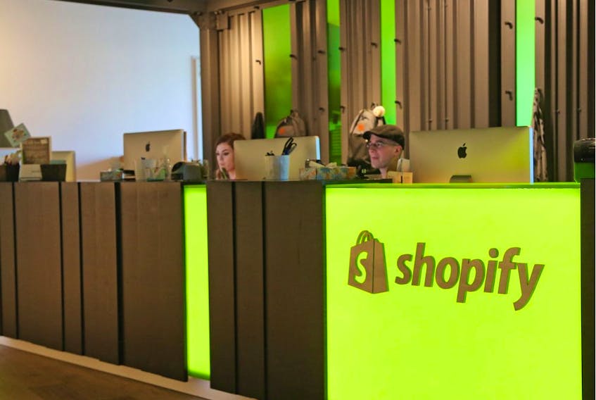  Shopify headquarters on Elgin Street in Ottawa.