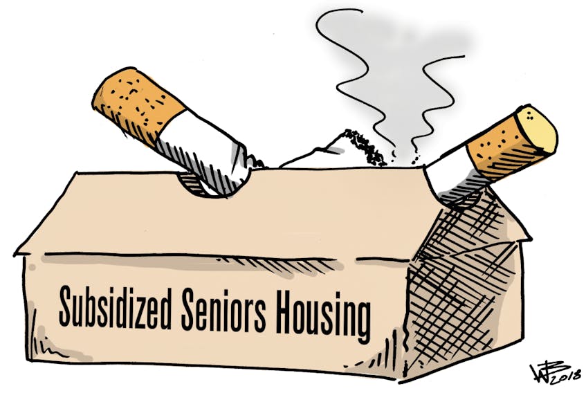 Most seniors homes still allow smoking