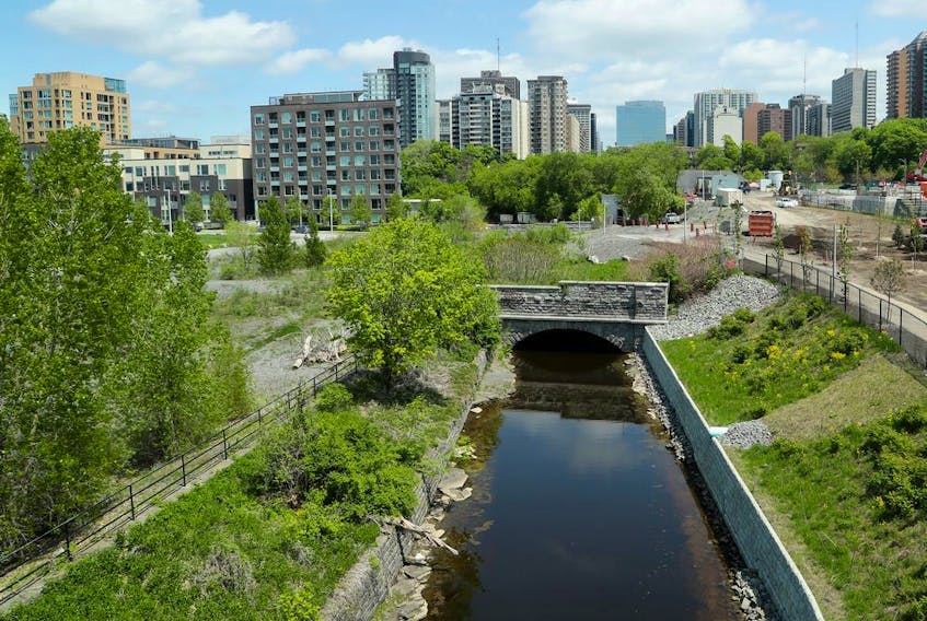 A section of LeBreton Flats near Pimisi Station, as it looked in 2019. 