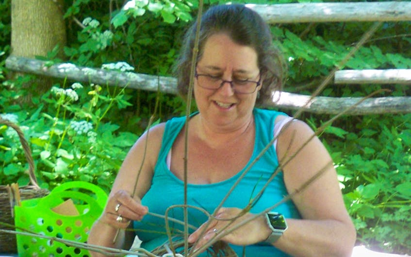 Annette Conrad of Rose Bay is offering a basket weaving demonstration at the DesBrisay Museum in Bridgewater Nov. 30. Conrad has been weaving baskets for over two decades, weaving her creations from witherod, which are abundant in fields, and near lakes and brooks.
