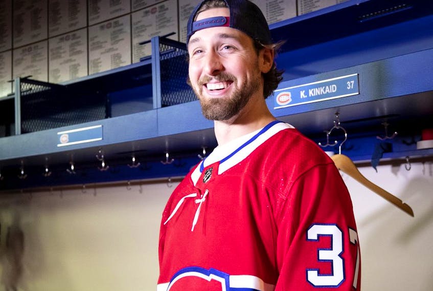 "I want to be a guy they can count on when they need somebody to win a game and give Carey a night off," says Montreal Canadiens backup goalie Keith Kinkaid.