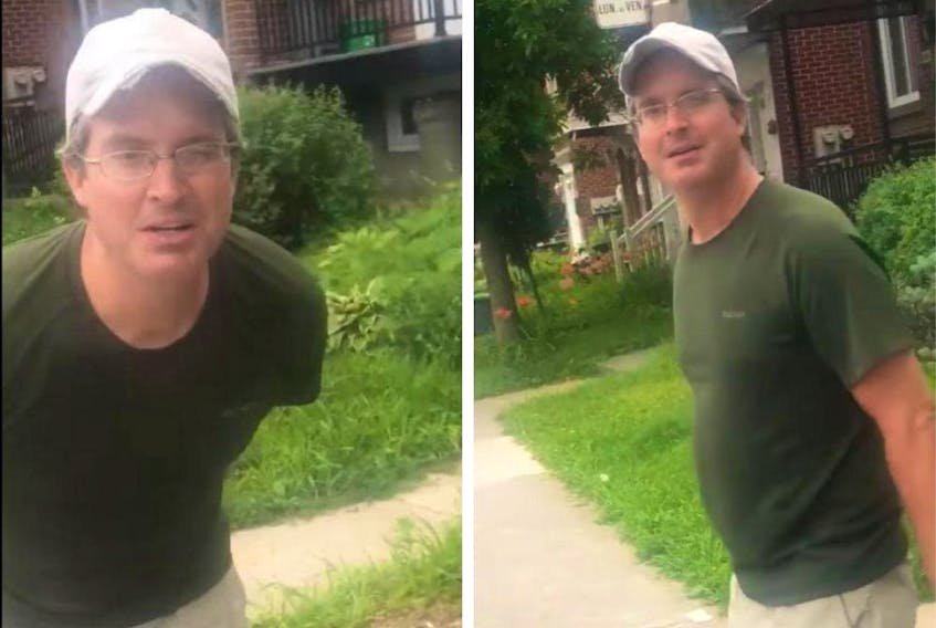 Montreal police have found this man, who verbally abused a woman on July 24, 2019, in Ahuntsic. 