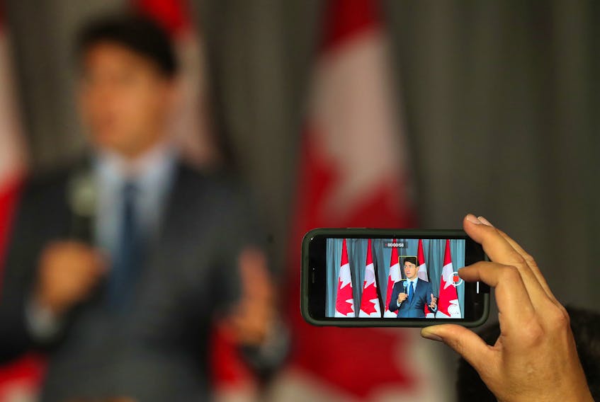 Justin Trudeau, Leader of the Liberal Party of Canada, delivered remarks to supporters at an open Liberal fundraising event in Ottawa on August 22, 2019.   