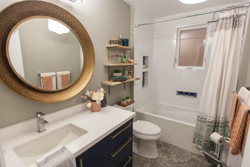 Get creative to make the best use of space in small bathrooms. 