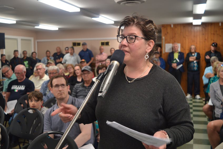 Charlottetown resident Susie Dillon said it doesn’t make any sense that the city approved an amendment that allows more asphalt plants on Sherwood Road when residents clearly told them in a public meeting last year they don’t want them. Dave Stewart/The Guardian