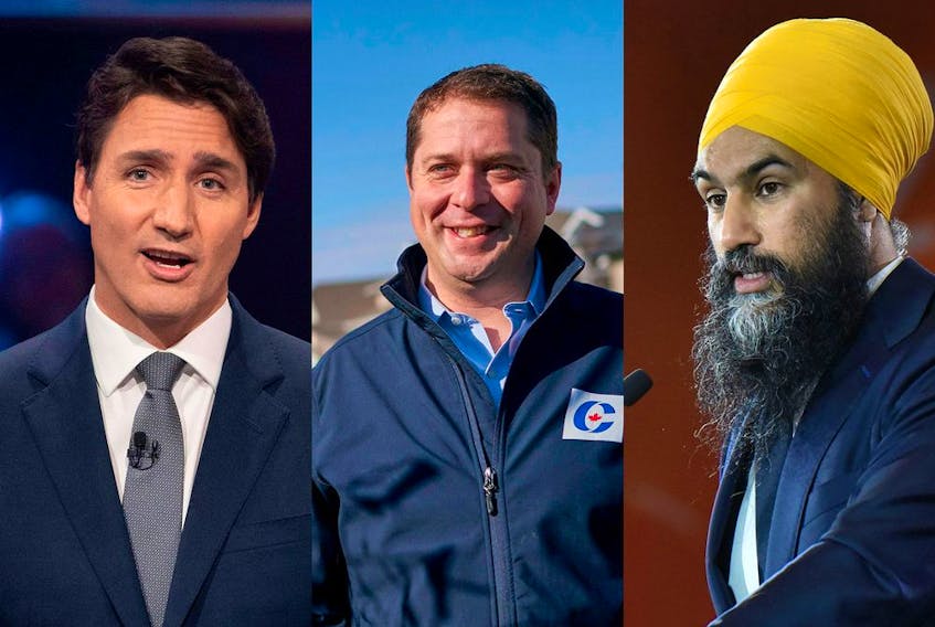Justin Trudeau, Andrew Scheer and Jagmeet Singh: This is the troika we chose, English Canada.
