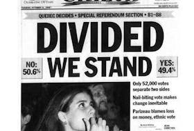 On Oct. 30, 1995, Quebec voters decided by a razor-thin margin to stay in Canada. The Ottawa Citizen's front page the following day illustrated the tension that permeated the referendum.