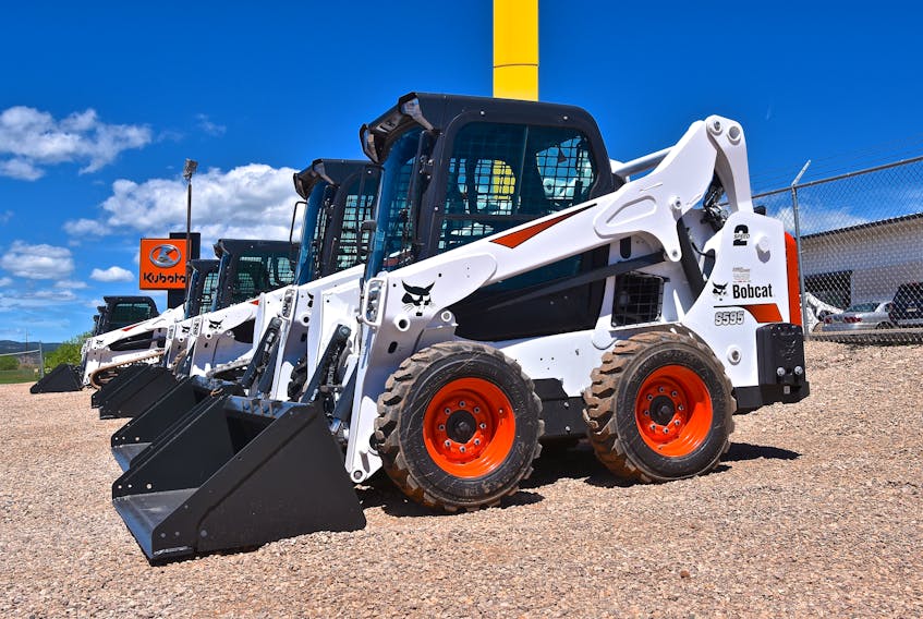 A girl was struck at a Charlottetown crosswalk by a Bobcat skid steer vehicle similar to this one on Thursday, July 18, 2019.