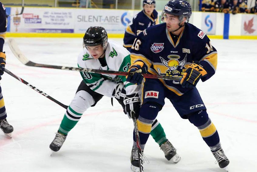 The Spruce Grove Saints picked a handful of players from the Western Hockey League's Seattle Thunderbirds as the status of the Tier 1 league remains unknown. The Saints fell in back to back contests to the Sherwood Park Crusaders to fall to 0-5-2 on the Alberta Hockey League exhibition season.