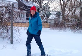 Janet Barlow, executive director of Hike Nova Scotia, says snowshoeing is an easy-to-learn hobby that allows people to get outside during winter. -Brian Mrkonjic