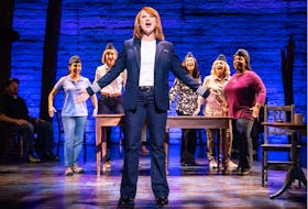  “We don’t really have to hammer it home,” Marika Aubrey says of the largely unspoken horror of 9/11 in Come From Away. Aubrey portrays Beverley Bass, the first female captain for American Airlines.