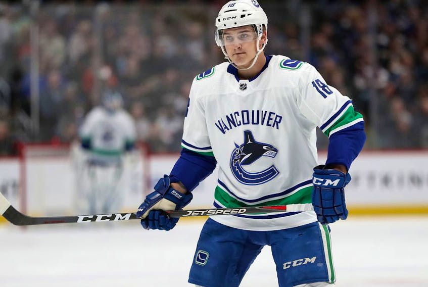 Jake Virtanen has signed a two-year contract that will pay him $2.55 million per season.