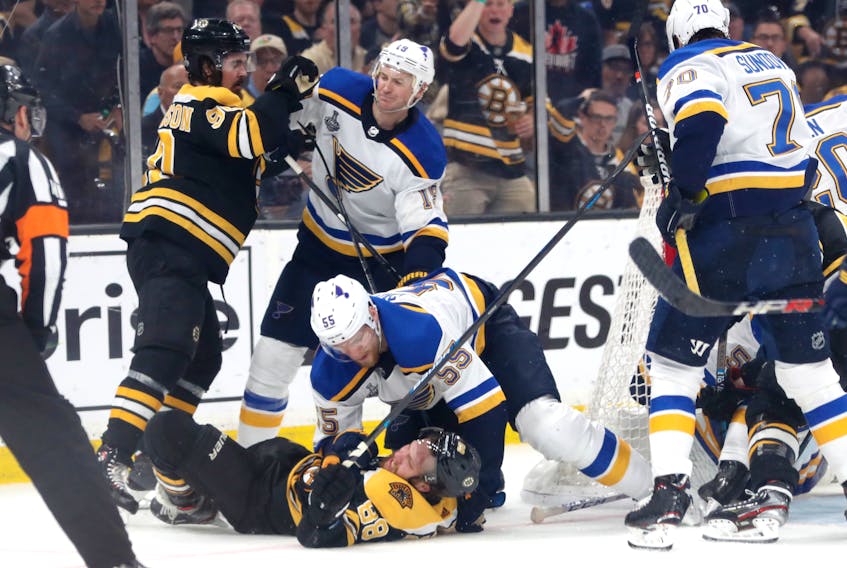 By virtue of their respective records when play was suspended because of the COVID-19 pandemic, the Boston Bruins and St. Louis Blues — last spring’s Stanley Cup finalists — will be the top seeds heading into the projected NHL reboot next month. 