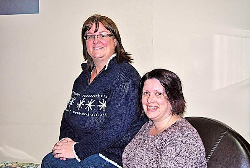 Stella Michel, left, and Samantha Greene have made it their resolution to help others in 2016 by doing a miracle a month.