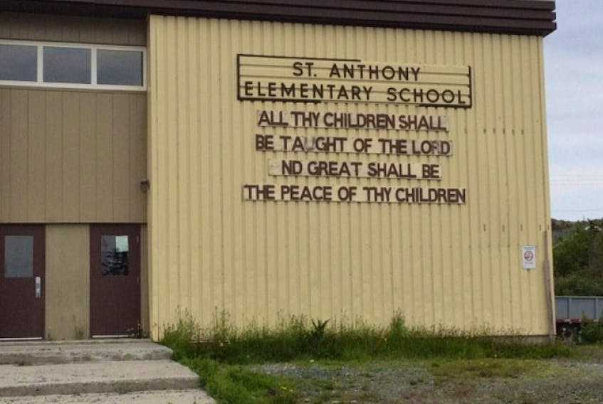 The Town of St. Anthony will approach the Grenfell Historical Society to see if it is interested in taking ownership of the affixed St. Anthony Elementary sign.