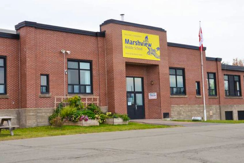The district education council voted in December in favour of closing Marshview Middle School and the minister of education recently approved the DEC’s recommendation for the closure, with the next step being a feasibility study on Salem Elementary to determine whether it can receive a midlife upgrade to accommodate the extra students and become a K-8 school.  FILE PHOTO