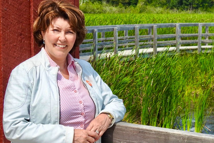 Helene Boudreau, candidate for the NDP in Memramcook-Tantramar, loves the beauty, the active community engagement, and the entrepreneurial spirit that is so abundant in the riding.