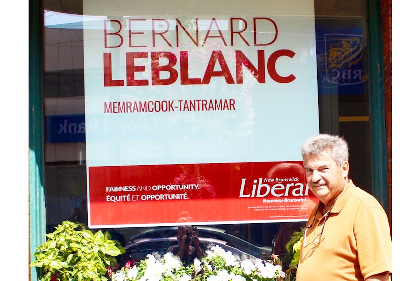 Bernard LeBlanc, Liberal candidate for the Memramcook-Tantramar riding and incumbent MLA, says he has a firm understanding of the riding’s diverse population and varied needs.