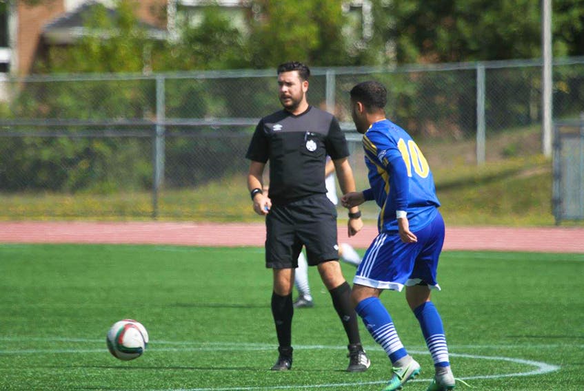Sackville’s Sam Bliss is one of just three top-of-the-line soccer officials in New Brunswick, having worked games ranging from the Sackville minor system to regional, national and even international competition.