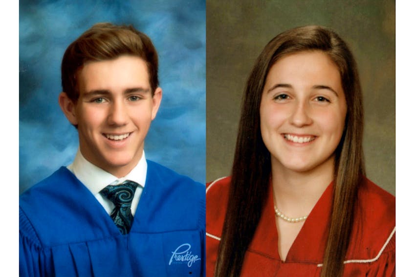 Jeffrey Lafford and Lauren Shaw have been named the 2018 co-valedictorians for Tantramar Regional High School.