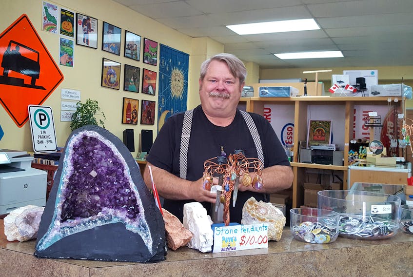 Dave McVeigh moved to Sackville with his family in 2014 with plans to open a business. McVeigh is the owner of Dave’s Rock Emporium, located at 15 Bridge St., Sackville.