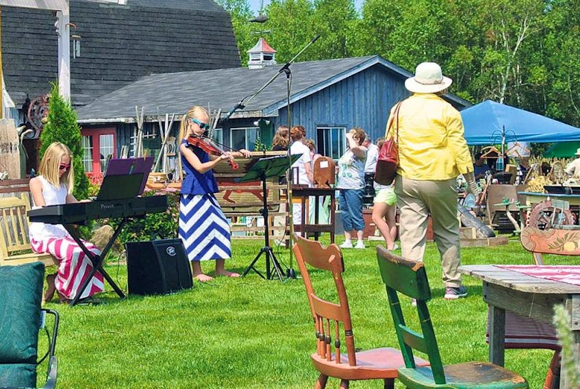 The annual Timber River Farm and Friends Antiques Market serves as a major fundraiser for the PEDVAC Foundation in Port Elgin. The one-day sale, which takes place tomorrow, Saturday, July 15, will also feature Maritime music and step dancing.