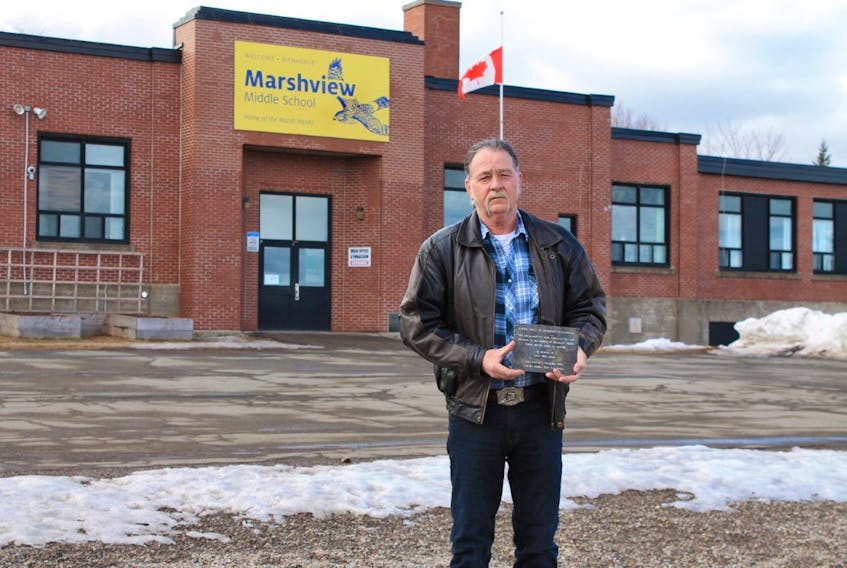 Larry Mills is still fighting to have a memorial reinstalled at Marshview Middle School in honour of his son Larry Mills Jr., who was brutally murdered with his mother Mary Lou Barnes in their home in British Settlement in 1995.