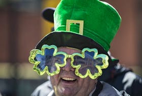 Toronto Sun file photo. A St. Patrick's Day Parade participant in Toronto.
