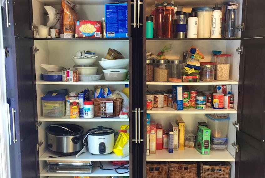 BEFORE: With a few easy steps, you can have an organized kitchen. Try adding baskets and jars to cupboards to make items easily to find, prevent pantry months, and to add some pizazz. - Laura Churchill Duke