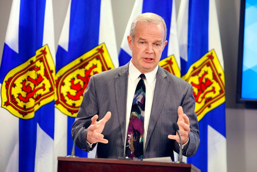 Nova Scotia Attorney General and Justice Minister Mark Furey answers questions from the media on the government’s new legislation on the sale of cannabis. The Cannabis Control Act, as well as other legislative amendments to implement cannabis legalization in Nova Scotia were tabled by the minister in the house Tuesday afternoon.