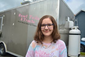 Grand Falls-Windsor teen Emily Hewlett recently won Youth Ventures’ Emerging Entrepreneur award for the work she does with her Sweet Tails and Treats food truck. Her business specializes in deep-fired dough sweet tail, churros and crepes. Nicholas Mercer/SaltWire Network 