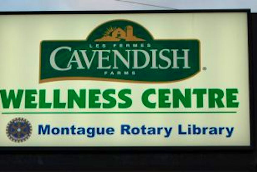 ["Montague's Cavendish Farms Wellness Centre and Montague Rotary Library"]