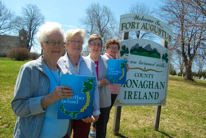Fort Augustus Irish Descendants Association members Anna Duffy, Margaret Proctor, Leona Beagan and Mary Leah Trainor are gearing up for the launch of Just Another Ireland on Sunday evening, May 25, at the Fort Augustus Recreation Centre.