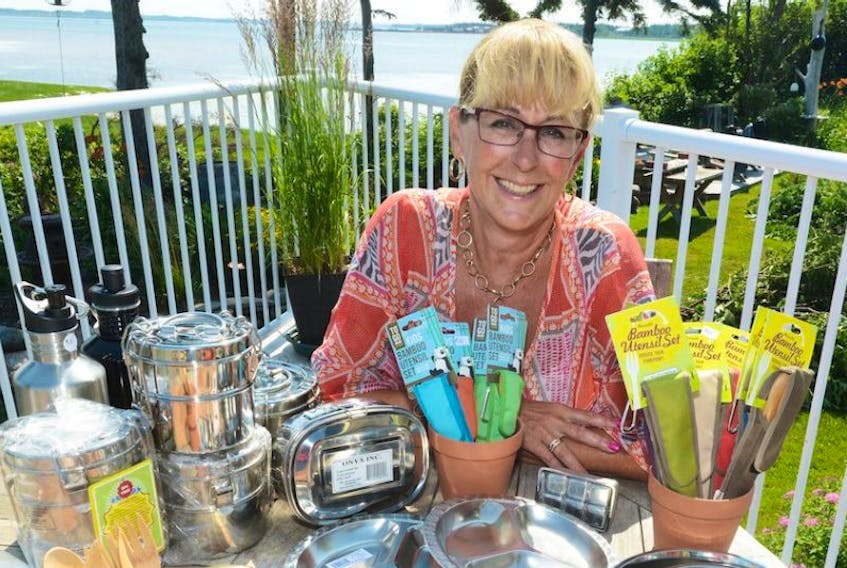 St. Peters Harbour resident Dena Reid has launched a company called Tiffins ‘N Things that offers a complete line of eco-friendly food storage and food transportation containers, as well as accessories, such as bamboo utensils for lunches, snacks, meals on the go, hot or cold.