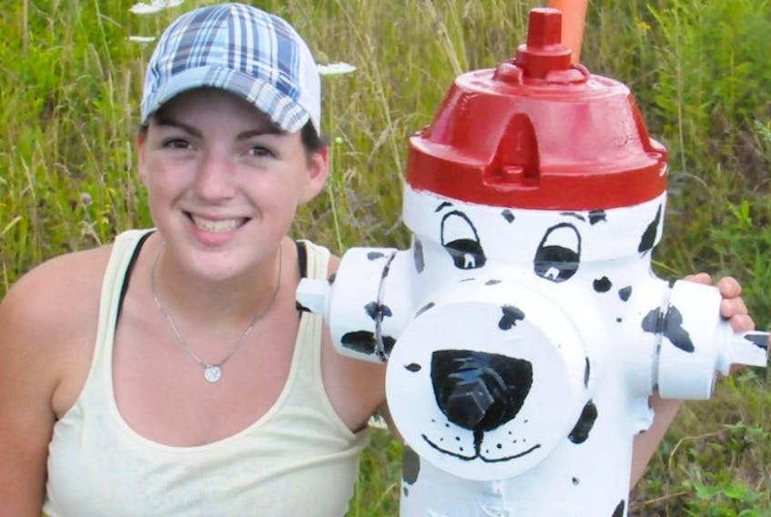 Even the hydrants are happy in Montague. Artist Chelsey Johston has been hired by the town to paint the community hydrants so watch out for a Mountie, or even Santa Claus, to pop up along the roadways.