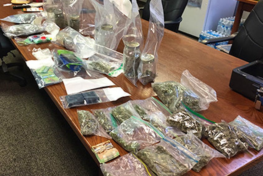 Prince County RCMP seized a quantity of marijuana, cannabis resin and meth during a recent traffic stop.