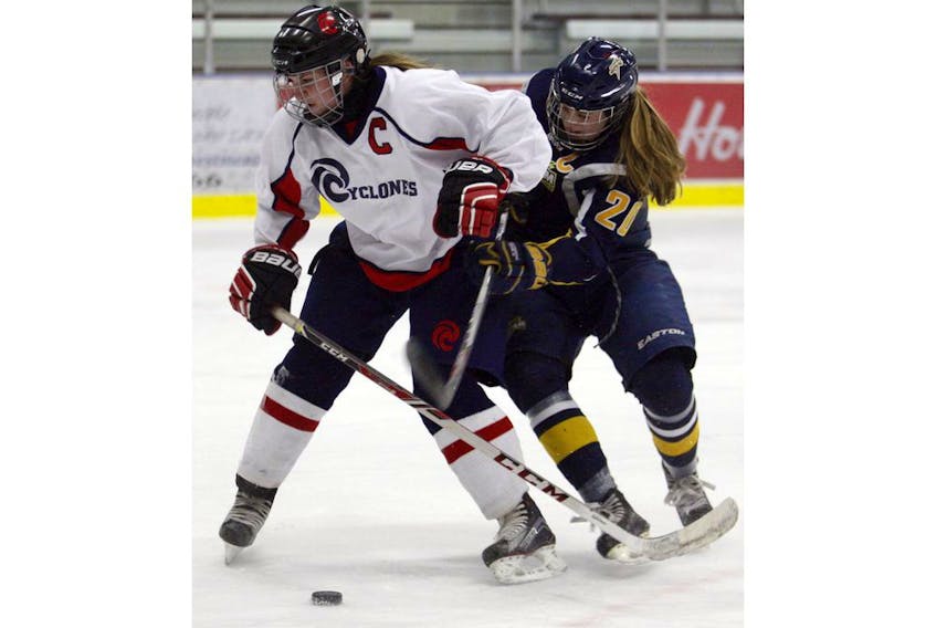 The Alberta Female Hockey League is taking the next step in helping its teams deal with concussions. Postmedia file photo.