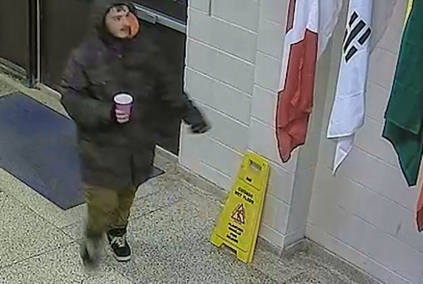 Police have released this image in relation to an investigation on a break and entry at Mount Pearl Senior High School last fall.