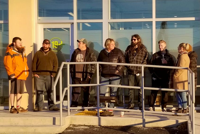Patrons began lining up at the P.E.I. Cannabis retail store in Charlottetown at 6 a.m. today. Today is the first day cannabis became legalized in Canada.