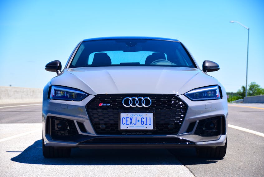 Our 2018 Audi RS5 tester was powered by its 444-horsepower, 2.9-litre, V6, twin-turbo engine.