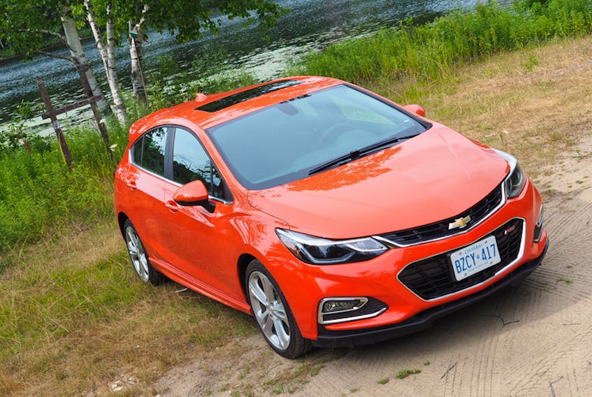 Our 2018 Chevy Cruze diesel hatchback tester was powered by its 1.6-litre, four-cylinder, turbodiesel, 137 horsepower engine.