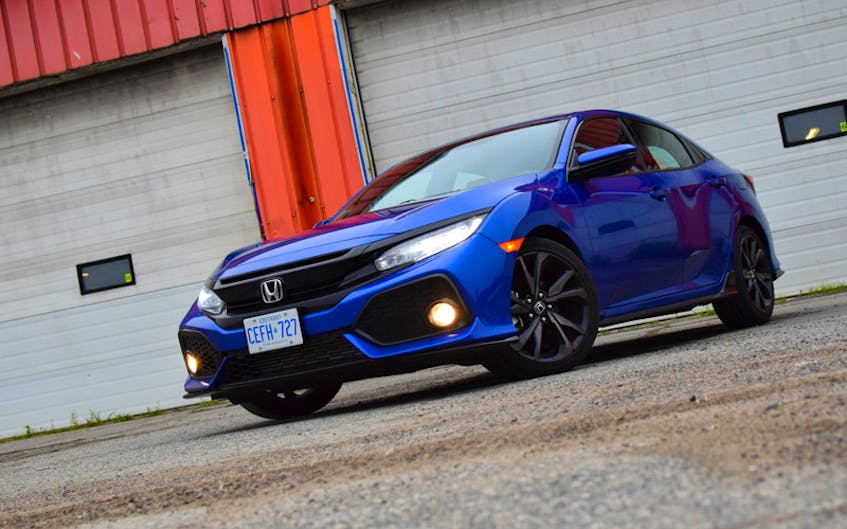 Our 2018 Honda Civic tester was powered by a 1.5-litre, four-cylinder, 180-horsepower, turbocharged engine.