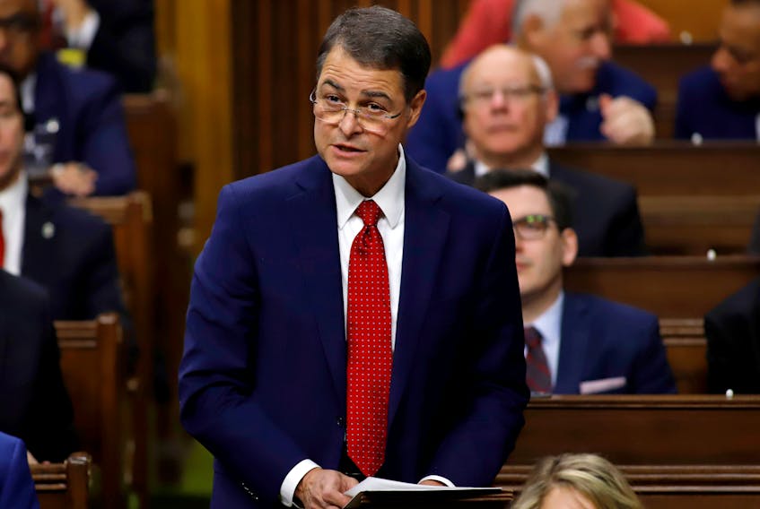 Ontario MP Anthony Rota asks MPs to elect him as Speaker of the House of Commons as Parliament prepares to resume for the first time since the federal election in Ottawa, Ont., Dec. 5, 2019.