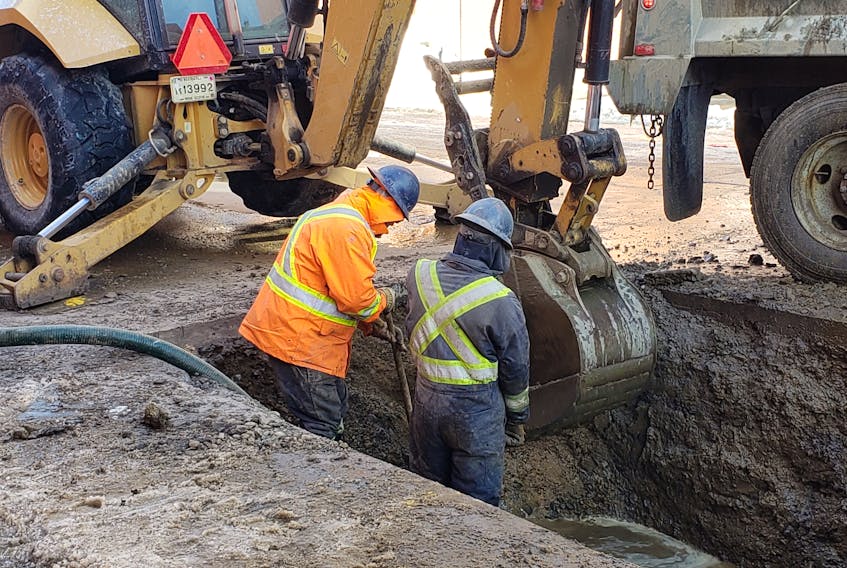 Water leaks in a main pipe have resulted in a number of Dayton residents having no water the morning of March 12.