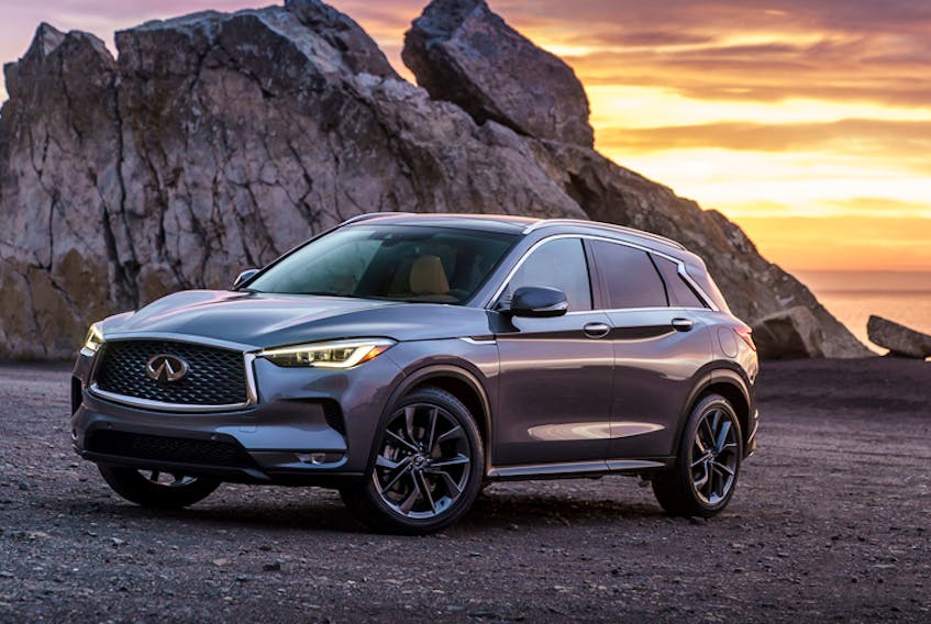 The 2019 Infiniti QX50 is powered by its 2.0-litre, variable compression ratio, turbocharged, four-cylinder engine.